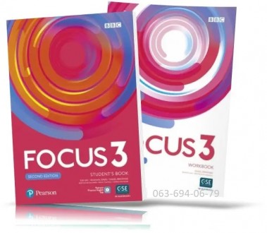 Продам Focus 3  2nd edition, student's book + Workbook / Підручник + Зошит
. . фото 2