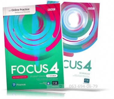 Продам Focus 4 2nd edition, student's book + Workbook / Підручник + Зошит
. . фото 2