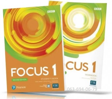 Продам Focus 1 2nd edition, student's book + Workbook / Підручник + Зошит
. . фото 2