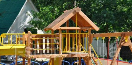 
Деревянная крыша Ранчо Inter Atletika – дополнительный элемент для детских игро. . фото 3