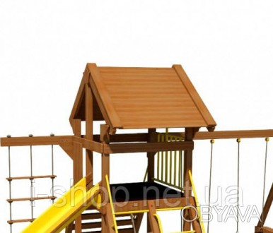 
Деревянная крыша Ранчо Inter Atletika – дополнительный элемент для детских игро. . фото 1
