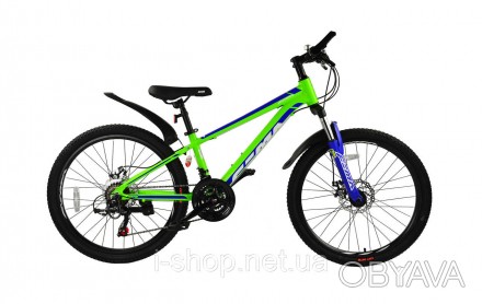 
Велосипед RoyalBaby MTB 1.0 24" - легкий хардтейл для подростков с хорошей прох. . фото 1
