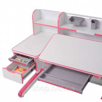 Комплект для девочки стол-трансформер Libro Pink + ортопедическое кресло Cubby P. . фото 4