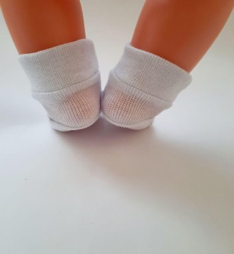 Белые носочки для куклы 40 - 43 см, Беби Борн или другую куклы ростом 40-43 см
О. . фото 3