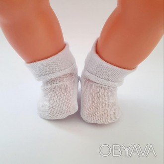 Носки для куклы Беби Борн 40-43 см белые 26