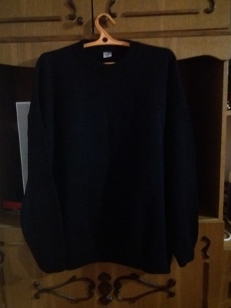 Продам мужской свитер 52-54р. темносинего цвета. Сезон-зима,осень.Все замеры дам. . фото 3