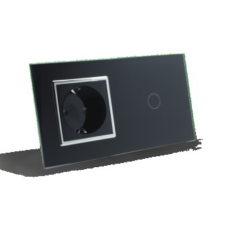 
Сенсорный настенный выключатель Livolo с розеткой
Сенсорный выключатель с розет. . фото 4