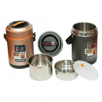 Термос  для еды 3 отсека, 1.9л. Одесса. фото 1