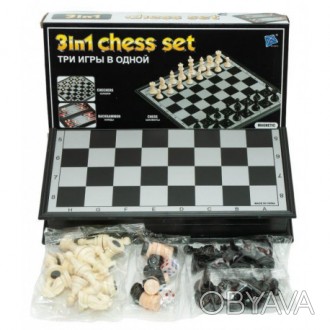 Набор 3 в 1: Шахматы, шашки, нарды, (24 х 24см), магнитные
Продается оптом и в р. . фото 1