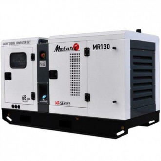  Дизельный генератор Matari MR130 Исполнение: В кожухе Резервная мощность: 141 к. . фото 2