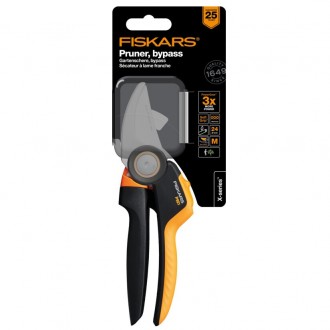  Секатор плоскостной Fiskars X-series P921 M (1057173) Размер: 275 x 95 мм Вес: . . фото 2