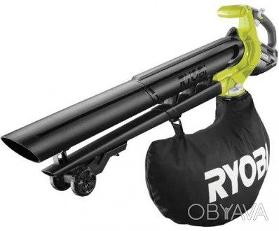  Воздуходув-пилосос акумуляторний Ryobi OBV18 One+ (без АКБ і ЗУ) Объем воздушно. . фото 1