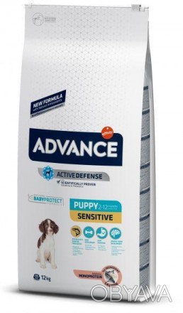 Advance Puppy Sensitive - высококачественный корм супер-премиум класса для щенко. . фото 1