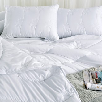 Одеяло Aloe Vera – изящный постельный текстиль, обеспечивающий комфорт прохладно. . фото 5
