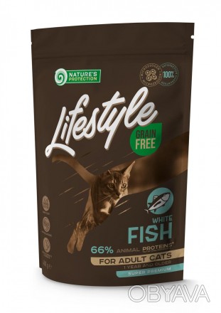 Lifestyle Grain Free White Fish Adult Cat - это на 100% полноценный, сбалансиров. . фото 1