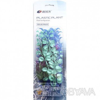  Набір акваріумних рослин Resun PLK 132, пластик, 3 шт Набір з пластиковими росл. . фото 1