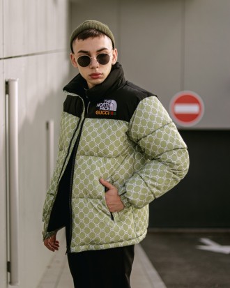 Куртка TNF-Gucci хаки. Київ. фото 1 Куртка TNF-Gucci хаки. Київ. фото 1