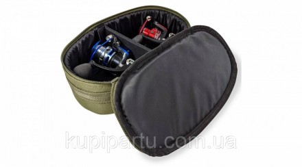 Double Reel Case 4 – это сумка для рыболовных катушек, выполненная с модульной, . . фото 4