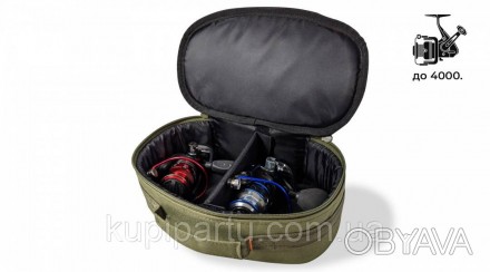 Double Reel Case 4 – это сумка для рыболовных катушек, выполненная с модульной, . . фото 1