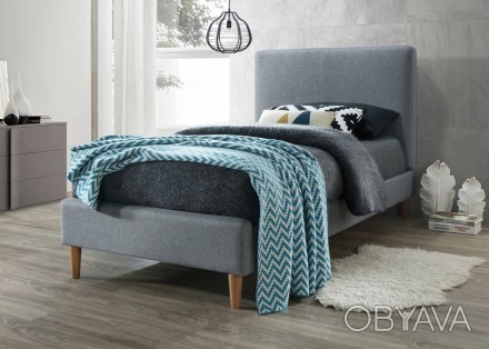 
Односпальне ліжко Acoma 90X200 Сірий : стильна і сучасна модель від меблевої ко. . фото 1