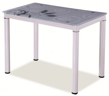 
Стіл обідній Damar Білий 80х60 : стильна і сучасна модель від меблевої компанії. . фото 2