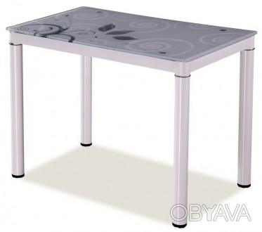 
Стіл обідній Damar Білий 80х60 : стильна і сучасна модель від меблевої компанії. . фото 1