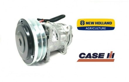 Компрессор кондиционера Case, New Holland 7H15 2GV 152 mm. 4478, 4609 (1101177, . . фото 2