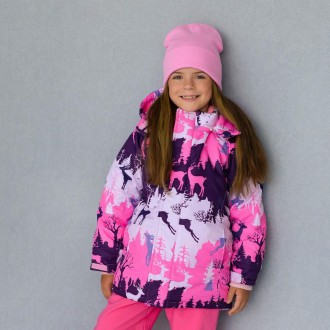 Детская зимняя куртка для девочки Marakas 
Температурный режим от - 5С° до - 20С. . фото 2
