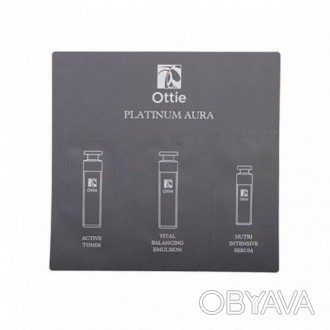 Тестер Ottie Platinum Aura антивозрастная сыворотка премиум с черной икрой и пла. . фото 1