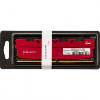 Модуль памяти для компьютера DDR4 8GB 3200 MHz Kudos Red eXceleram (EKRED4083217. . фото 4
