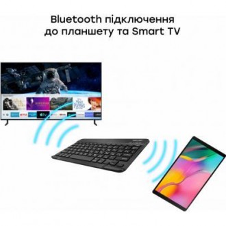 Беспроводная Bluetooth клавиатура AIRON Easy Tap для Smart TV и планшета с силик. . фото 8