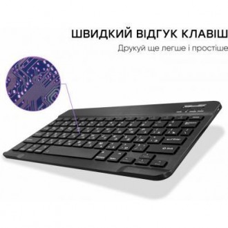 Беспроводная Bluetooth клавиатура AIRON Easy Tap для Smart TV и планшета с силик. . фото 4