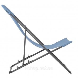 Відмінне пляжне розкладне крісло Bo-Camp Flat має три рівні нахилу спинки, дозво. . фото 5