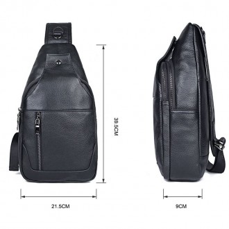 Увеличенная модель JD4004LA традиционного рюкзака на одно плечо для мужчин. Благ. . фото 6