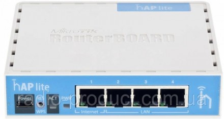 MikroTik hAP lite (RB941-2nD) — це компактний бездротовий маршрутизатор, який за. . фото 2