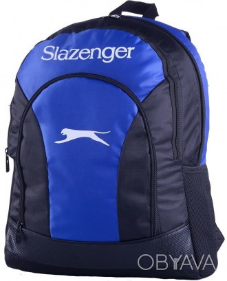 Вместительный спортивный рюкзак 22L Slazenger Club Rucksack черный с синим 
S470. . фото 1