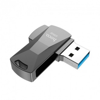 
Флешка 128GB недорогая HOCO USB Flash Disk Wisdom high-speed flash drive UD5
	О. . фото 2