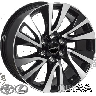 Диски литые R18 PCD6x139.7 на Tоyota, Lexus JH H871 BMF ET25 DIA106.1 8.0j КиевО. . фото 1