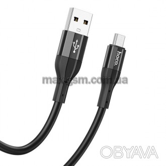 USB-кабель для зарядки и передачи данных MicroUSB, 1 м, силиконовый и алюминиевы. . фото 1