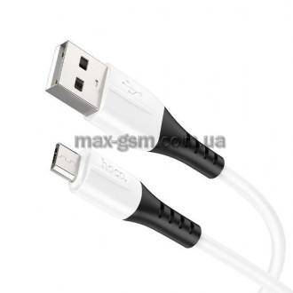 Зарядний дата-кабель USB - Micro-USB, 1 м, силіконовий матеріал, сила струму до . . фото 2