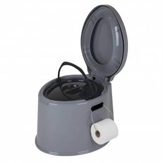 Переносний біотуалет Bo-Camp Portable Toilet 7 Liters Grey практичний та простий. . фото 15