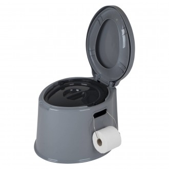 Переносний біотуалет Bo-Camp Portable Toilet 7 Liters Grey практичний та простий. . фото 14