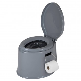 Переносний біотуалет Bo-Camp Portable Toilet 7 Liters Grey практичний та простий. . фото 13