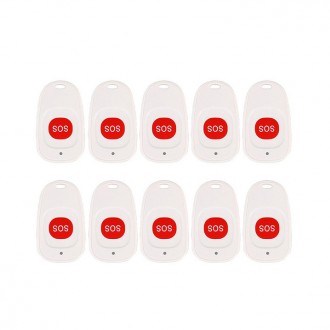 Пульти кнопки SOS для систем виклику медперсоналу Retekess TH001, комплект 10 шт. . фото 3