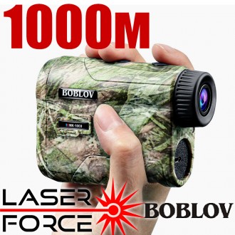 Далекомір лазерний професійний на 1000м BOBLOV SW 1000, оптичний вимірювач кута,. . фото 2
