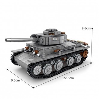 Конструктор-танк ТМ Kazi “Tank T-38" (511 деталей) арт. 82051
С помощью деталей . . фото 3