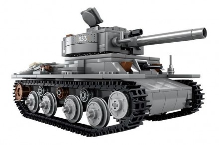 Конструктор-танк ТМ Kazi “Tank T-38" (511 деталей) арт. 82051
С помощью деталей . . фото 5