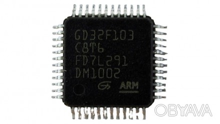 Микроконтроллер GD32F103C8T6 32-Бит Cortex-M3 LQFP-48.. . фото 1