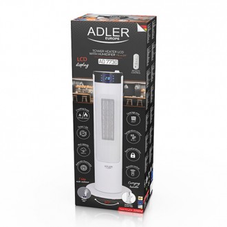Тепловентилятор Adler AD 7730
Баштовий обігрівач AD7730 ADLER з ефективним керам. . фото 9