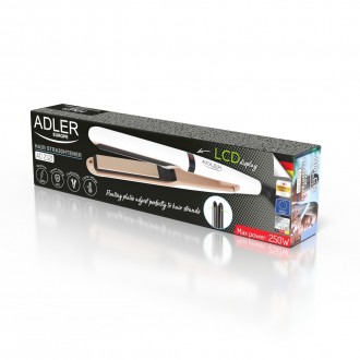 Випрямляч для волосся Adler AD 2321
Випрямляч з керамічними пластинами потужніст. . фото 9